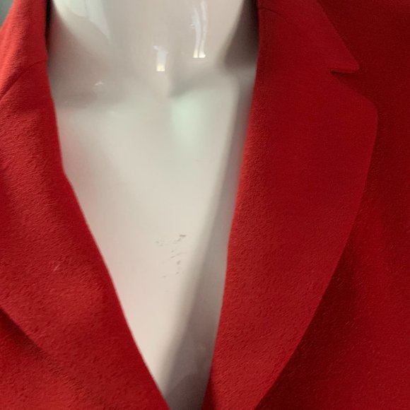 Femme Carrier 3/4 red summer wool blazer/jacket - Picture 4 of 6